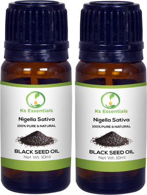 

Ks Essentials 100% Pure Black Seed Oil (Nigella Sativa) Carrier Oil (10ml) Each(10 ml)
