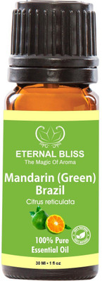 

Eternal Bliss Mandarin Essential Oil (Green) - Pure Natural Aromatherapy & Therapeutic Grade Oil For Skin Care & Hair Care Hair Oil (30 ML)(30 ml)