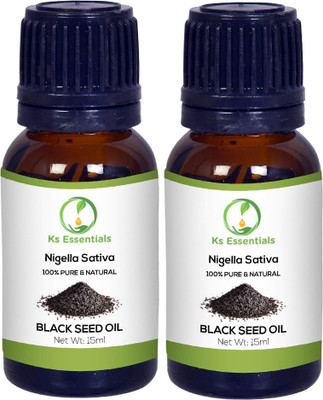 

Ks Essentials 100% Pure Black Seed Oil (Nigella Sativa) Carrier Oil (15ml) Each(15 ml)