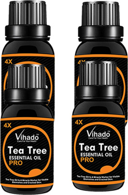 

VIHADO 100% pure and natural Tea Tree Oil 4X PRO (30 ML) (pack of 4)(30 ml)