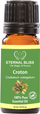 

Eternal Bliss Croton Essential Oil - Pure Natural Aromatherapy & Therapeutic Grade Oil For Skin Care & Hair Care Hair Oil (15 ML)(15 ml)