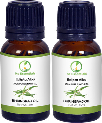 

Ks Essentials 100% Pure Bhringraj Oil (Eclipta Alba) (15ml) Each(15 ml)