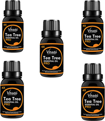 

VIHADO 100% pure and natural Tea Tree Oil 4X PRO (15 ML) (pack of 5)(15 ml)