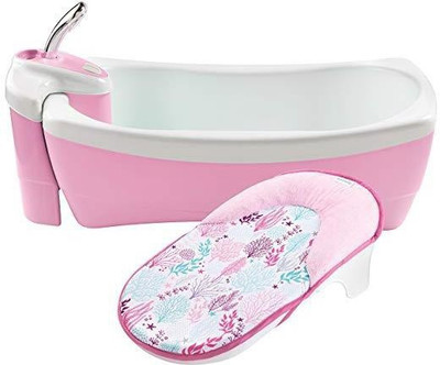 

Summer Infants Lil Luxuries Whirlpool, Bubbling Spa and Shower (Pink Checkers)(Pink)