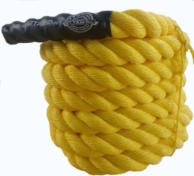 

Esskay Uttam BR1530 Battle Rope(Length: 30 ft, Weight: 7 kg, Thickness: 1.5 inch)
