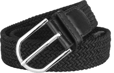 

SAE Men Casual Black Nylon Belt