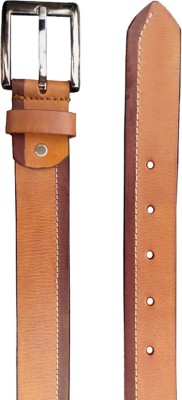 

JusTrack Men Brown Genuine Leather Belt