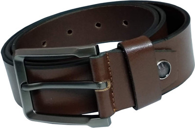 

Simgin India Men Formal Brown Genuine Leather Belt