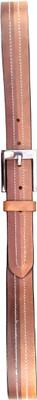 

Justrack Men Party Brown, Tan Genuine Leather Belt