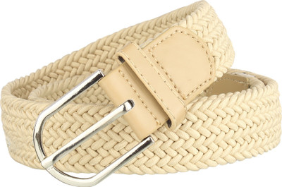 

USL Women Casual White Canvas Belt