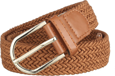 

SAE Men Casual Brown Nylon Belt, Tan