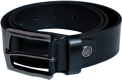 Simgin India Men Casual, Party, Formal, Evening Black Genuine Leather Belt