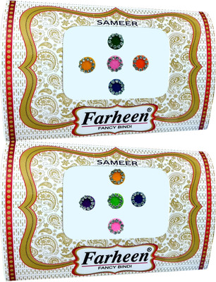 

Farheen SAMEER FANCY BINDI FEMALE Multicolor Bindis(FANCY BINDI)