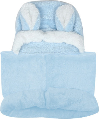 

Miss & Chief Hooded Blanket- Cat Blue(Polyester, Blue