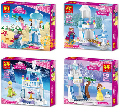 

Tickles S Princess Doll Figure Block Puzzle Learning Set of 4 for Kids 6 Years Plus(Multicolor)
