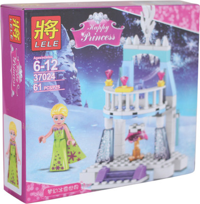 

Tickles S Princess Castle Figure Puzzles Block Set Puzzle Learning Toy 61 Pcs 6 years plus(Multicolor)