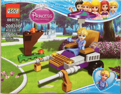 

Tickles Princess Puzzles Block Set Learning Toy 75 pcs for Kids 6 Years Plus(Multicolor)