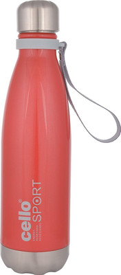 cello 1000 ml Steel Bottle(Pack of 1, Red)