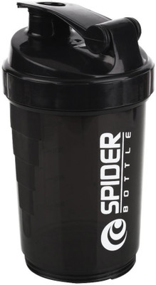 

Ipop Retail SPIDER PROTEIN SHAKER BOTTLE, WITH 2 COMPARTMENTS 500 ml Shaker(Pack of 1, Black, White)
