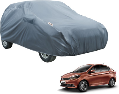 Fit Fly Car Cover For Tata Tigor (With Mirror Pockets)(Grey, For 2017, 2018 Models)