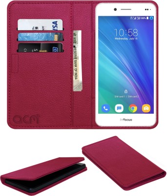 ACM Flip Cover for Infocus M535(Pink, Cases with Holder, Pack of: 1)