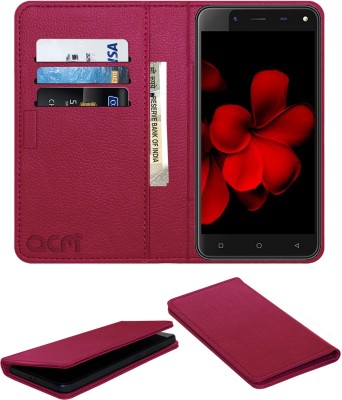 ACM Flip Cover for Karbonn Titanium Frames S7(Pink, Cases with Holder, Pack of: 1)