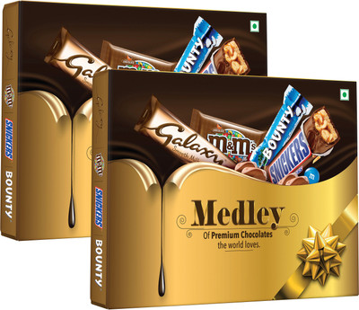 

Snickers Medley Assorted Chocolate Gift Pack, 137.6 g Bars(Pack of 2, 275.2 g)