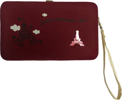 

Filora Party Maroon Clutch