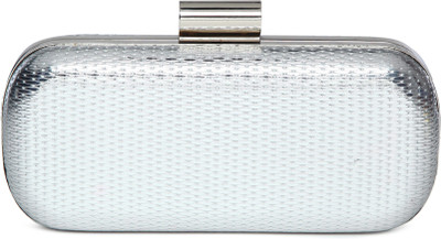

Satya Paul Casual Silver Clutch