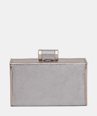 

Satya Paul Casual Silver Clutch