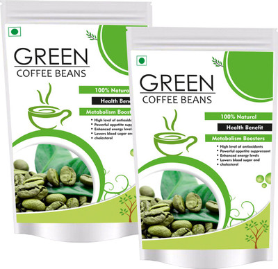 

Voltegic Green Coffee Beans Chlorogenic Acid for Weight Loss (Unroasted Arabica) -100 Gms Pack of 2 Instant Coffee 100 g(Pack of 2, Green Coffee Flavoured)