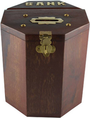 

StoreOnline Antique Shape Coin Box Coin Bank(Multicolor)