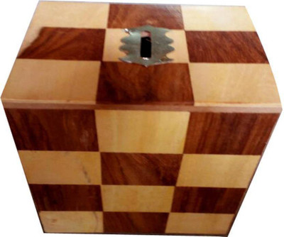 

StoreOnline Antique coin box Coin Bank (Multicolor) Coin Bank(Brown)