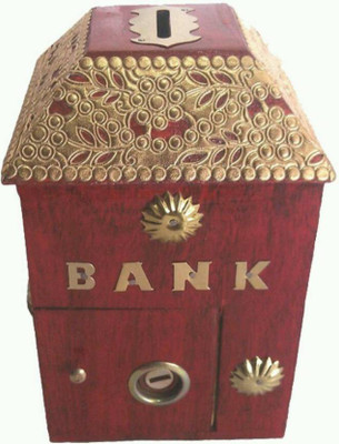 

StoreOnline Stylish Money Coin Box Coin Bank(Multicolor)