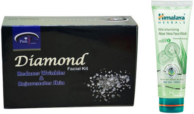 

Pink Root DIAMOND KIT 83G WITH ALOE VERA FACE WASH(Set of 2)