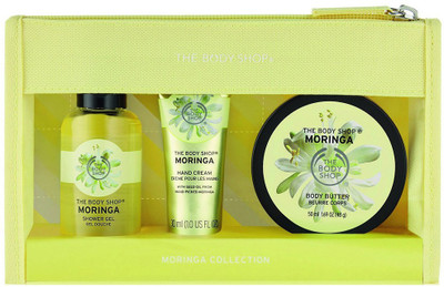 

The Body Shop Moringa Beauty Bag Gift Set(Set of 3)