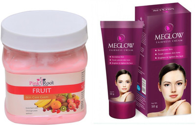 

Pink Root FRUIT CREAM 500ML WITH WOMEN FAIRNESS CREAM(Set of 2)