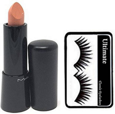 

Ultimate Eyelashes With Mac Mineralize Rich Lipstick Metafabulous (Peach)(Set of 2)