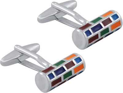 the jewelbox Brass Cufflink(Multicolor)