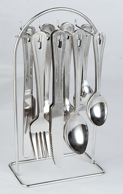 

Elegant Stainless Steel Cutlery Set(Pack of 24)