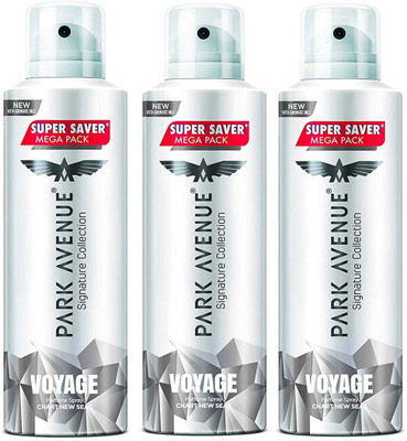 

Park Avenue Voyage Signature Collection MEGA PACK 235ml x 3 Combo Of 3 Perfume Body Spray - For Men(705 ml, Pack of 3)