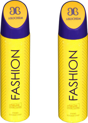 

arochem COMBO FASHION DYNAMIC DEODORANT SPRAY Body Spray - For Men & Women(400 ml, Pack of 2)