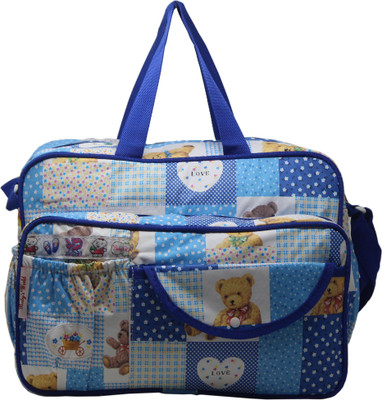 

Wildmount Printed Diaper Bag Multi Functional Baby Diaper Travel Organizer Bag(Multicolor)