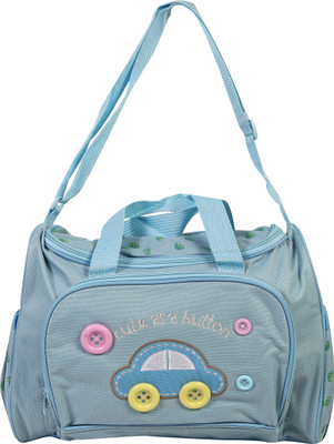 Offspring Outing Mama Shoulder Diaper Bag Car Print Messenger Diaper Bag(Blue)