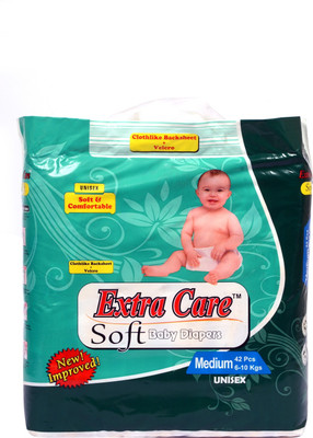 

Extra Care Soft Baby Diapers Soft & Comfortable Extra Large Size 14 Kgs & Above 30 Pcs - XL(30 Pieces)