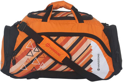 

Harissons EON 41L Ultra Lightweight Travel Duffel Bag(Orange, Black), Black;orange