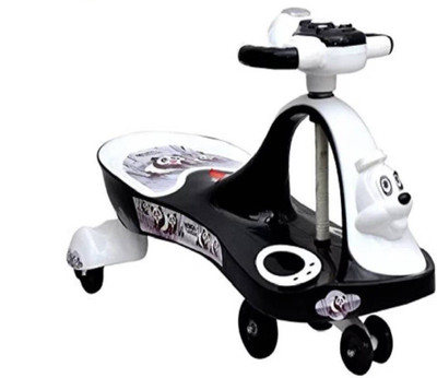 

Nightstar Car Ride On Toy Scooter Non Battery Operated Ride On(Black, White)