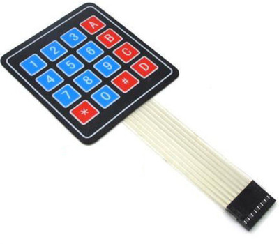 

INVENTO 2pcs 4 x 4 Matrix Array 16 Key Membrane Switch Keypad Keyboard for Arduino AVR Electronic Components Electronic Hobby Kit