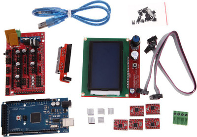 

ARDUINO M180 3D Printer Kit RAMPS 1.4 + MEGA2560 + 5pcs A4988 + LCD 12864 for RepRap Electronic Components Electronic Hobby Kit