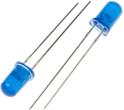 

KitsGuru 50 Pcs BLUE LED 5mm Electronic Components Electronic Hobby Kit